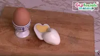 Agar tak bosan, ada cara baru nan unik menyajikan telur rebus. Biar lebih menarik, salah satu caranya adalah dengan menyajikan telur rebus b