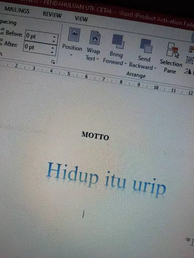 10 Potret Motto Hidup Kocak dalam Skripsi Ini Nyeleneh, Bikin Dosen Tepuk Jidat