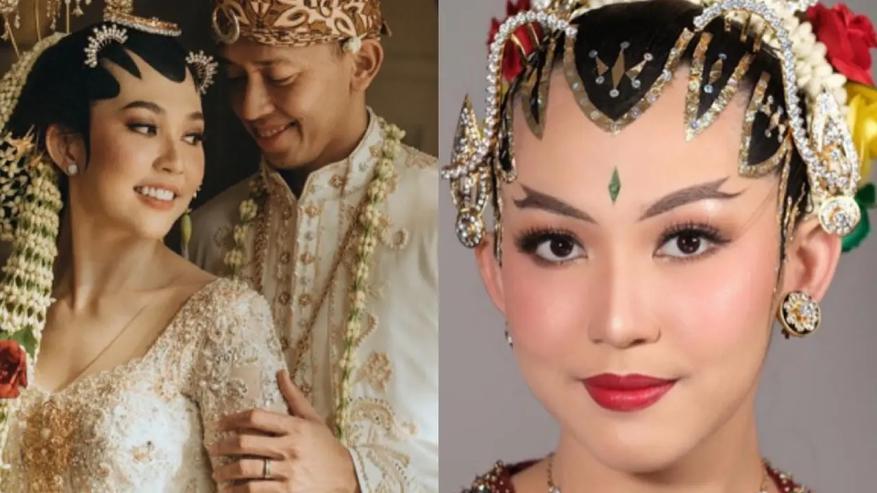 Rian Ardianto dan Ribka Sugiarto saat Akad, Resepsi, dan Ngunduh Mantu dengan pakaian adat Jawa