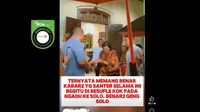 Tangkapan layar klaim video Sri Mulyani ke Solo menemui Jokowi usai reshuffle kabinet.