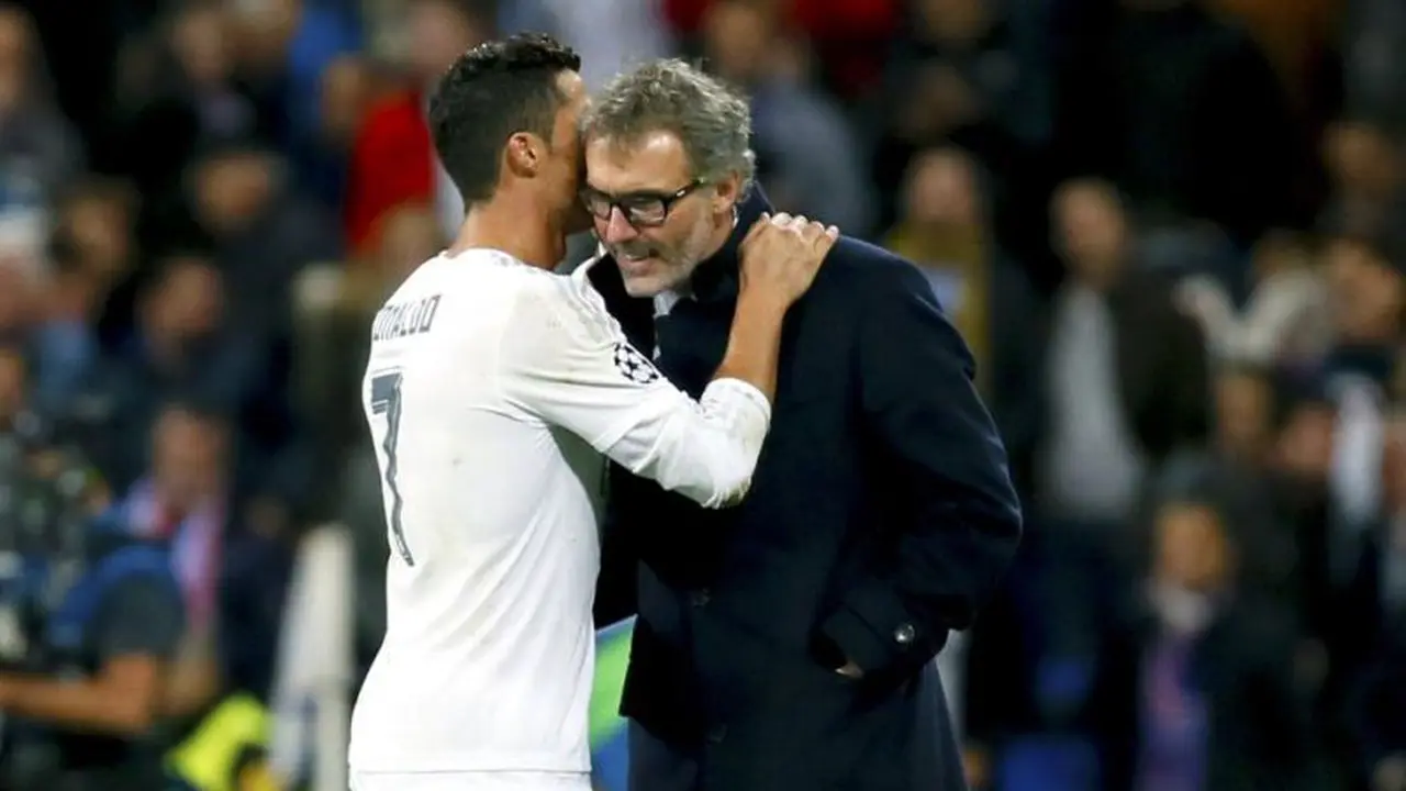 Cristiano Ronaldo dan Laurent Blanc