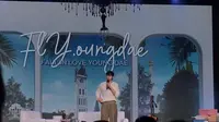 2023 Kim Young Dae 1st Asia Fan Meeting Tour 'FLYOUNGDAE' pada Sabtu (13/5/2023) di Grand Ballroom Hotel Indonesia Kempinski, Jakarta. (Liputan6.com/Alifia Nur Fauziah)