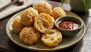 Cara Membuat Bakso Goreng Kopong ala Restoran Chinese Food, Renyah di Luar dan Berongga di Dalam
