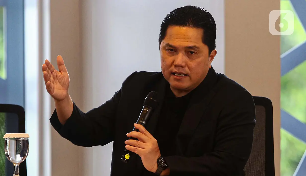 Erick Thohir menyebut, salah satu tugas pertama Jordi Cruyff adalah mencari Direktur Teknik PSSI. (Liputan6.com/Angga Yuniar)