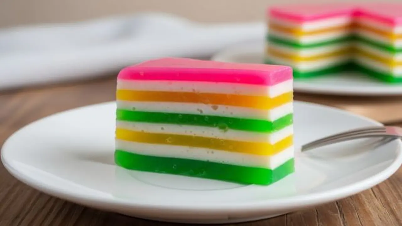 Kue Lapis Agar-Agar Ekonomis