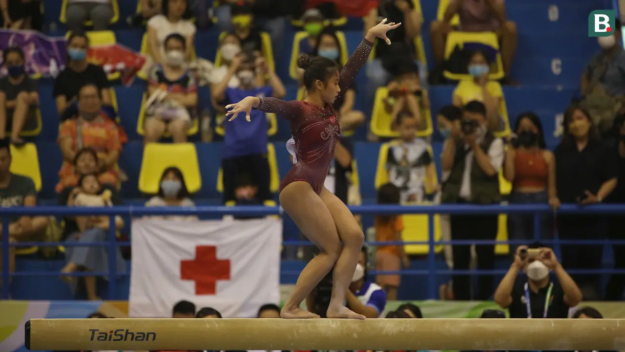 Foto: Sumbang Emas, Ini Dia Aksi Pesenam Ritmik Indonesia Rifda dan Ameera di SEA Games 2021