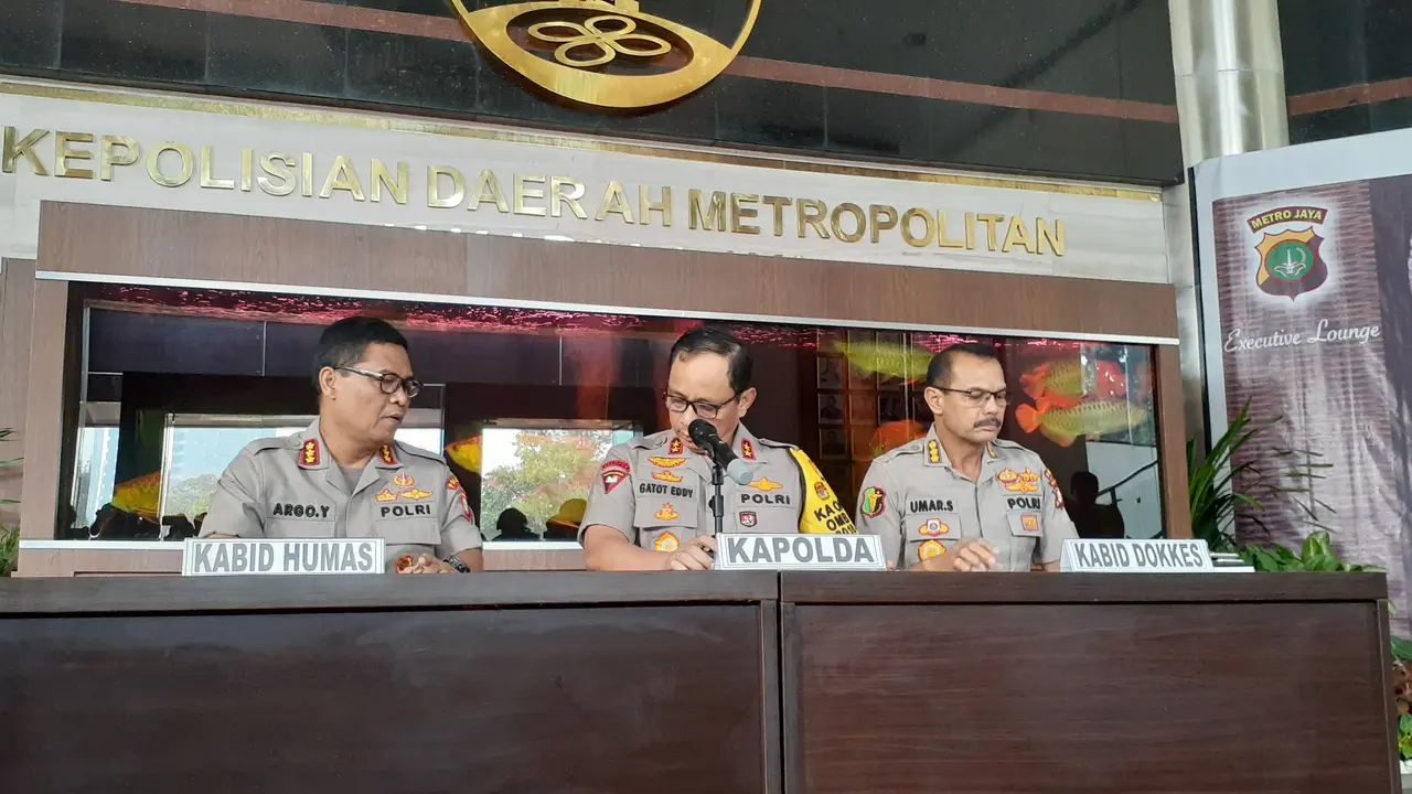 Polda Metro Jaya mengamankan 94 orang saat demonstrasi di DPR pada Selasa (24/9/2019).
