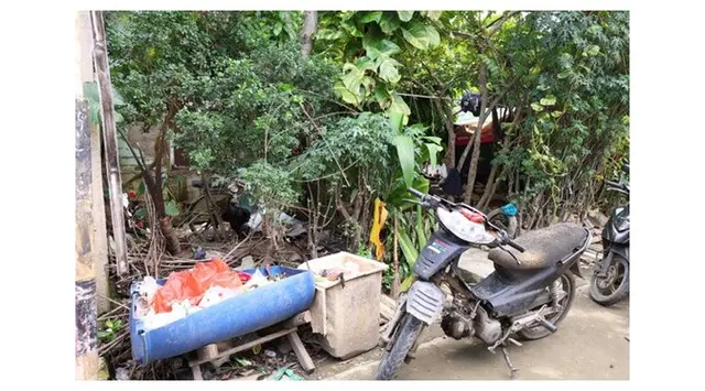 6 Potret rumah terduga pelaku penusukan Sandy Permana, terlihat kosong dan tak terawat
