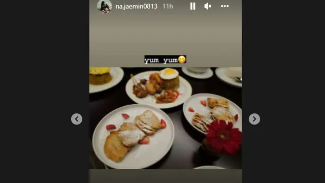 Jaemin NCT Tiba di Indonesia, Langsung Unggah Foto Sate Ayam hingga Pisang Kipas