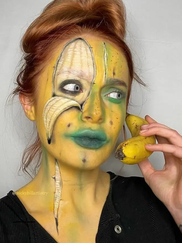 10 Kreasi Ilusi Makeup Wanita Ini Bikin Takjub