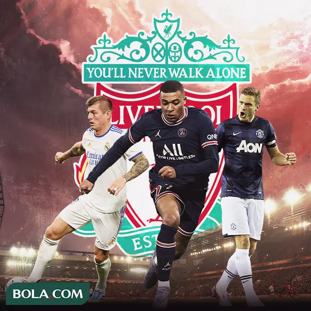 Liverpool - Toni Kroos, Kylian Mbappe, Nemanja Vidic