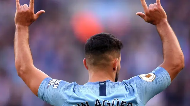 Striker Manchester City, Sergio Aguero (Twitter Manchester City)