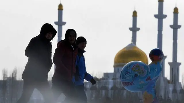 Masjid Nur Astana Kazakhstan. (AFP)