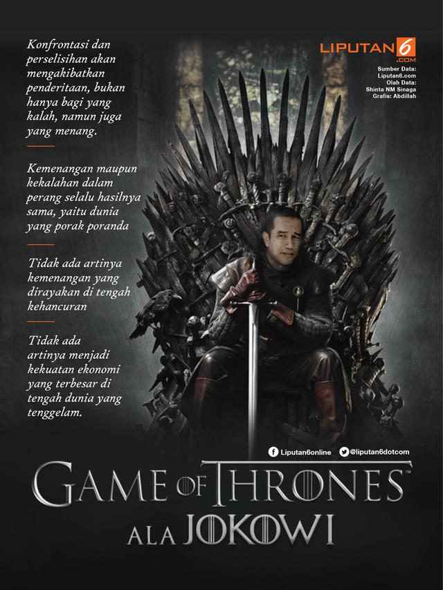 Game Of Thrones Ala Jokowi News Liputan6 Com