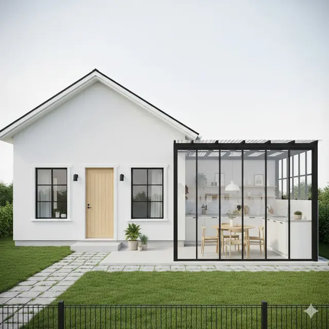 Rumah Model Dapur Samping
