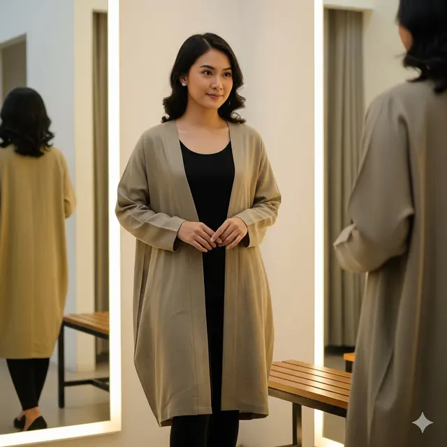 Tips Memilih & Styling Outer Linen Simple Elegan