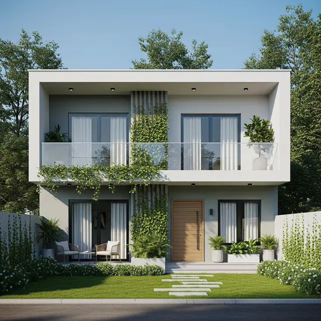 Model Rumah Minimalis 2 Lantai Tampak Depan Terbaru