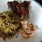 Nasi goreng magribi dan kambing zaitun dari Kedai Gelojoh. (Liputan6.com/Dinny Mutiah)