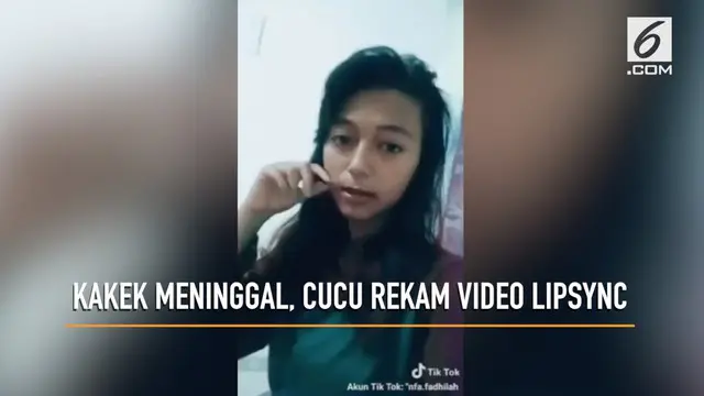 Seorang remaja dihujat warganet karena membuat video lipsync saat kakeknya meninggal.