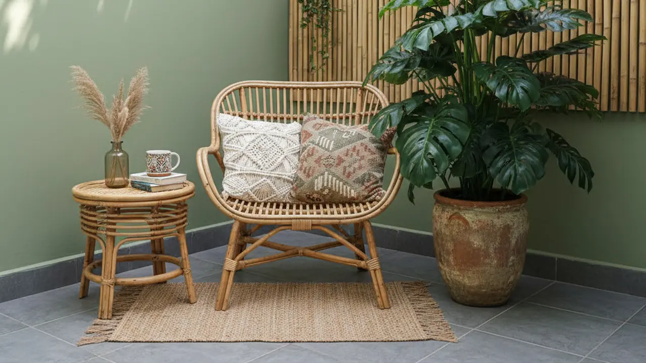 7 Kombinasi Furnitur dan Tanaman untuk Bikin Teras Kecil Jadi Cozy, Inspirasi Santai ala Kafe di Rumah