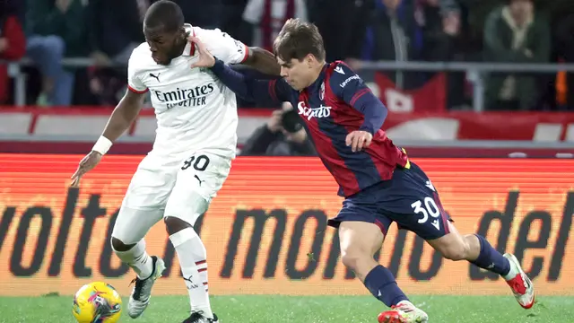 Foto: Momen Bologna Pecundangi AC Milan di Liga Italia