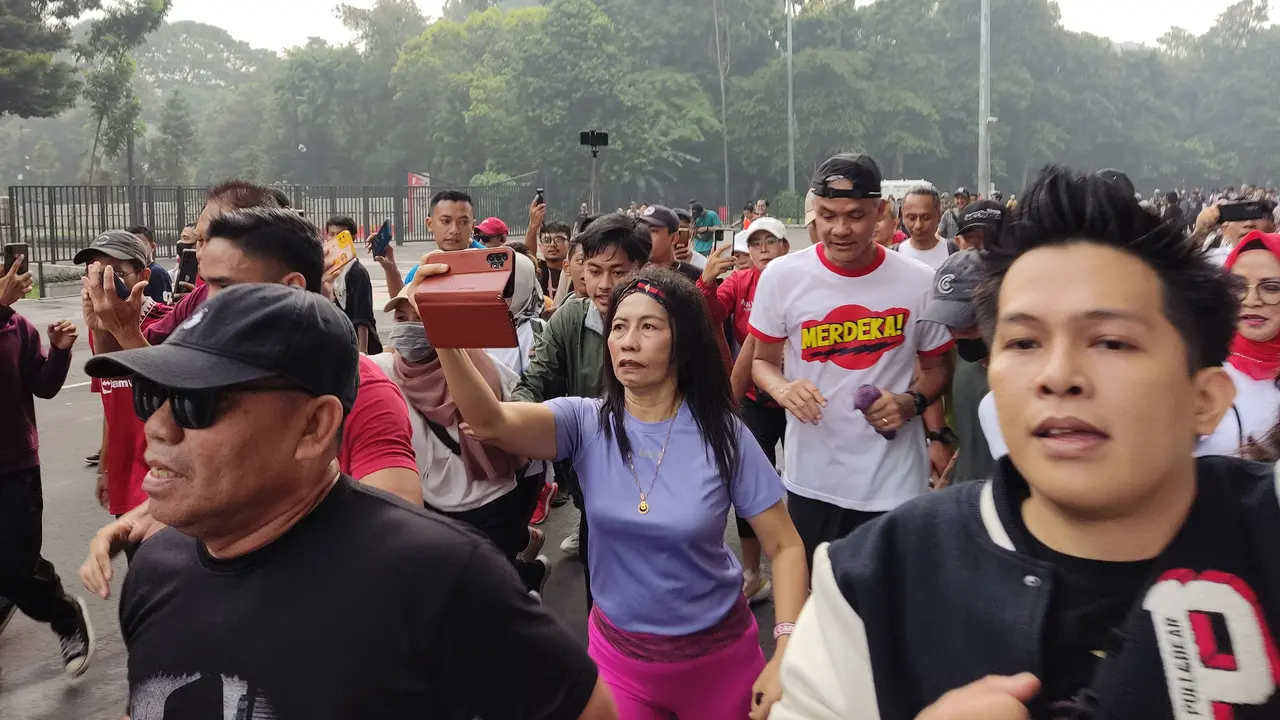 Ganjar Diteriaki Presiden Saat Joging di GBK