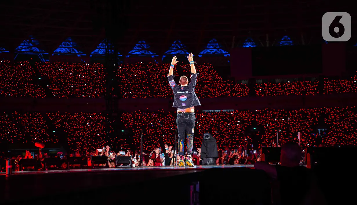Konser Coldplay di Jakarta pun sukses menghibur penggemarnya. (Liputan6.com/Faizal Fanani)