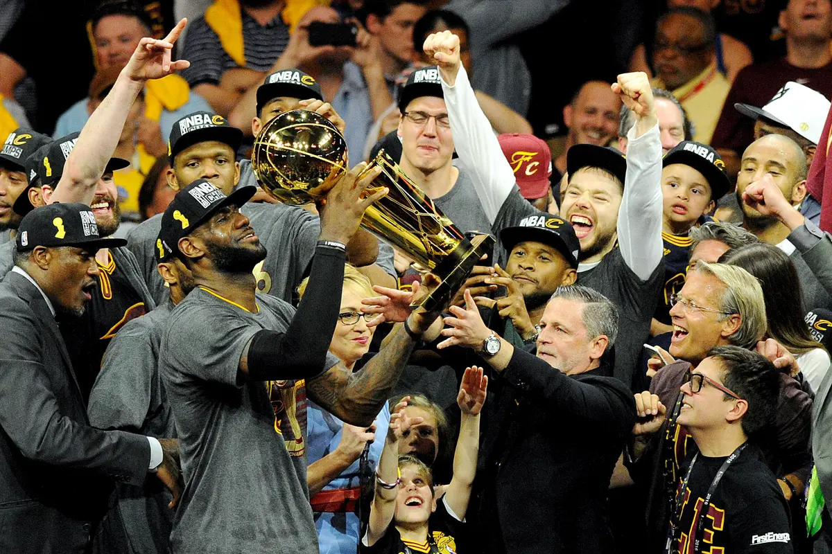 Bintang Cleveland Cavaliers, LeBron James.