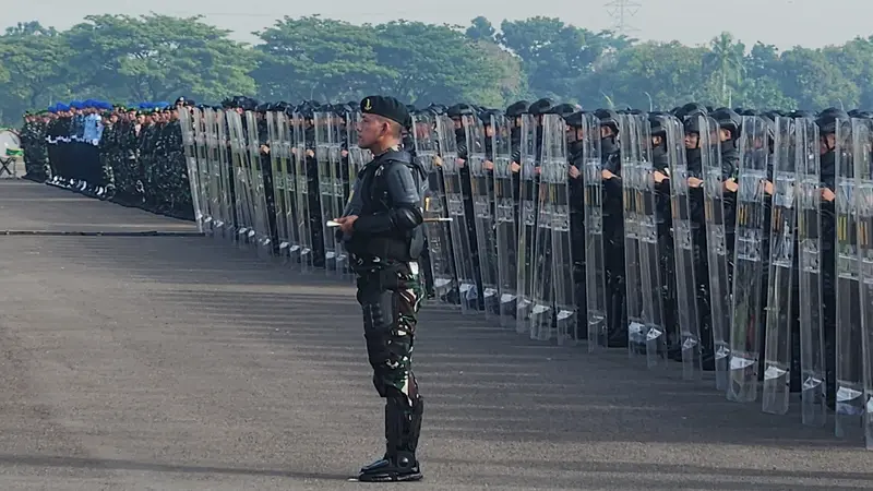 Mabes TNI Gelar Apel Pasukan, 446.219 Prajurit Siap Amankan Pemilu 2024