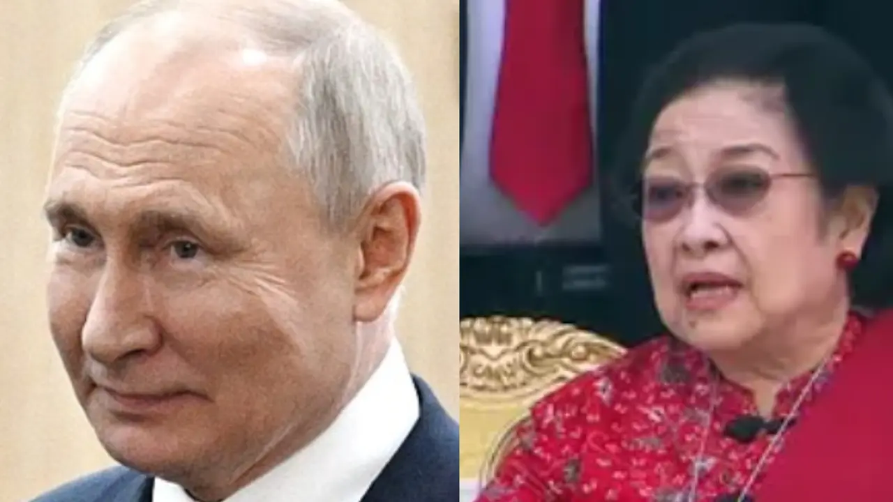President of Russia Vladimir Putin and Former President of Indonesia Megawati Soekarno Putri.