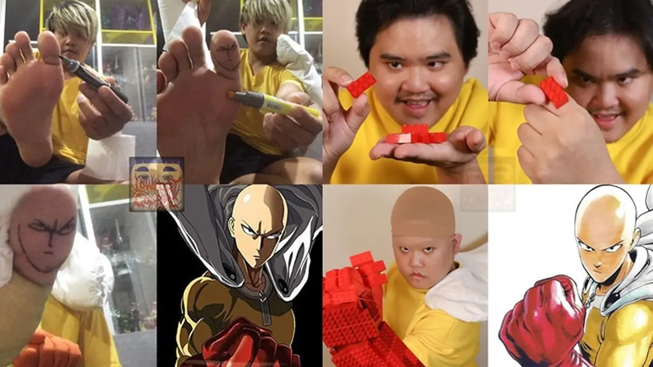 6 Cosplay Low Budget Jadi Saitama One Punch Man Ini Bikin Ngakak