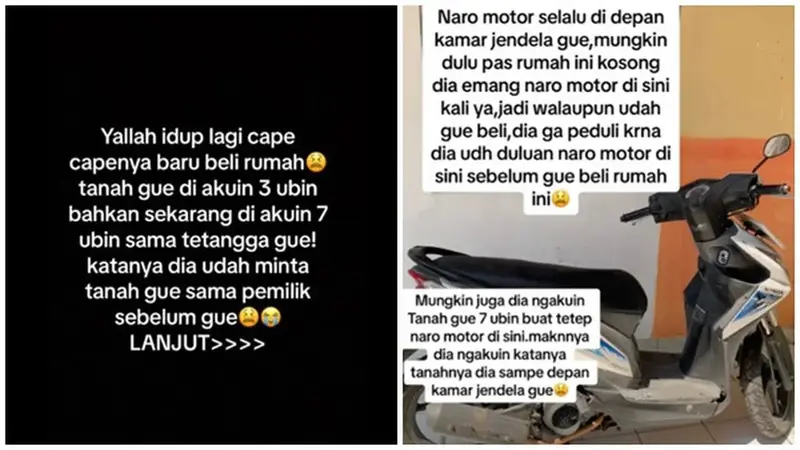 Dilema Pemilik Rumah Baru, Sebagian Tanah Diklaim oleh Tetangga untuk Parkir Motor