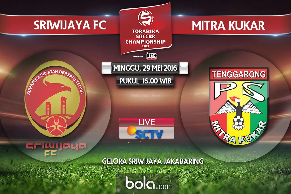 Sriwijaya FC Vs Mitra Kukar