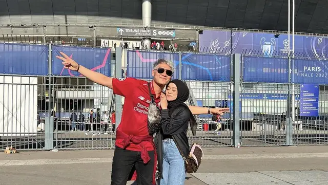 Lesti Kejora Temani Rizky Billar Nonton Bola di Paris, begini tampilannya, credit: @rizkybillar