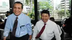 Kabareskrim Polri, Irjen Ari Dono Sukmanto (kanan) saat tiba di gedung Komisi Pemberantasan Korupsi (KPK), Jakarta, Senin (18/7) . Menurut kabar, kedatangannya hanya untuk bersilahturahmi dengan Pimpinan KPK. (Liputan6.com/Helmi Afandi)