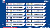 Jadwal dan Live Streaming NBA 2022/2023 Week 15 di Vidio, 24-30 Januari 2023. (Sumber : dok. vidio.com)