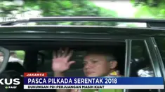 Dalam pertemuannya, Ganjar mengaku  mendapatkan ucapaan selamat dari Megawati.
