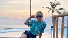 Pemilik nama lengkap Tatjana Saphira Hartmann, belakangan tengah sibuk dalam menjalani syuting dan promosi film terbarunya bersama Bayu Skak. Film berjudul Lara Ati ini akan segera tayang di bioskop menghibur para penggemar. (Liputan6.com/IG/@tatjanasaphira)