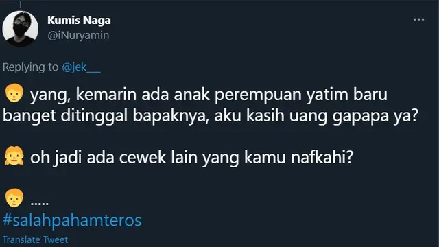 7 Cuitan Kocak Saat Cewek Salah Paham dengan Cowoknya Ini Bikin Tepuk Jidat