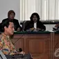 Kuasa Hukum Riefan menilai Jaksa Penuntut Umum tidak cermat dan tidak jelas dalam merumuskan pasal yang didakwakan kepada kliennya, pengadilan Tipikor, Jakarta, Kamis (9/10/2014) (Miftahul Hayat) 