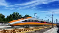 Potret Kereta Cepat Jakarta-Bandung yang mulai dikirim ke Indonesia (dok: KCIC)