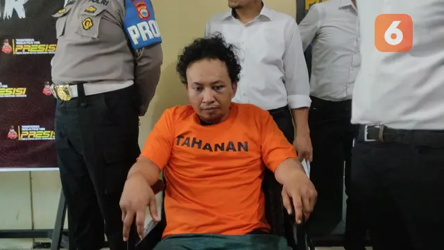 Khalil Gibran (37) pelaku kekerasan seksual anak yang mengaku pernah setubuhi anjing (Liputan6.com/Fauzan)