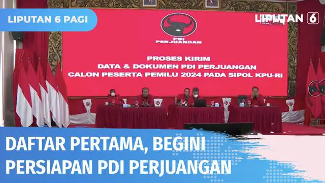 PDI Perjuangan menyatakan kesiapannya untuk menjadi pendaftar pertama peserta Pemilu 2024. PDI Perjuangan akan mendaftar ke KPU dengan menampilkan keragaman budaya.