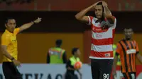 Striker Madura United, Luis Junior dipinjamkan ke Persija Jakarta jelang bergulirnya kompetisi Liga 1. (Bola.com/PSSI)