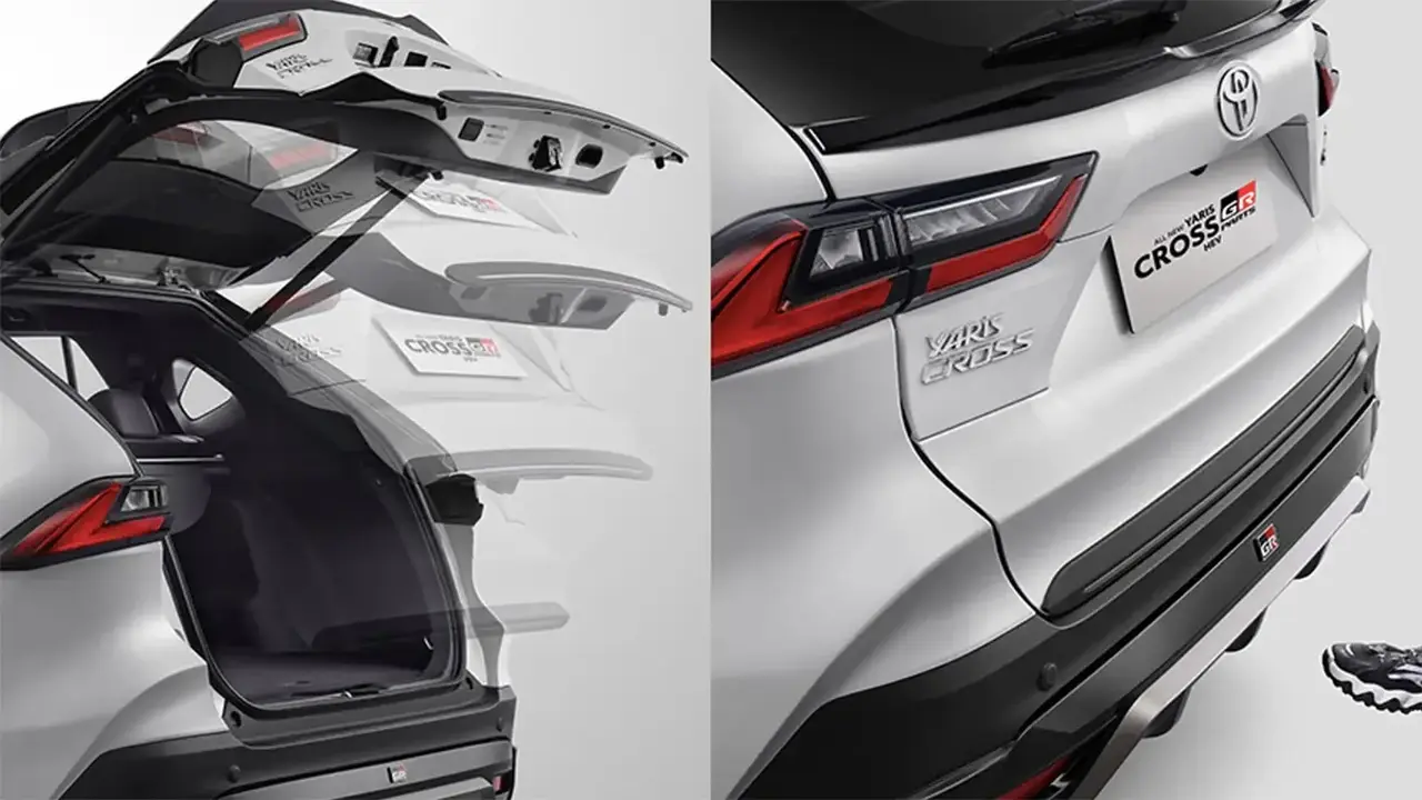 Mekanisme Power Backdoor dan Kick Sensor Pintu Bagasi Toyota Yaris Cross⁠