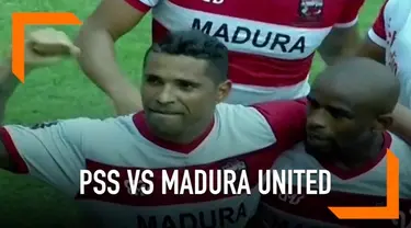 PSS Sleman kalah 0-2 dari Madura United di Piala Presiden 2019.