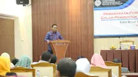 al ini disampaikannya saat memberikan sambutan serta meresmikan acara "Pemantapan Pemahaman dan Kesiapan Kota Bekasi Dalam Pembentukan Skill Development Centre (SDC), di Bekasi, Jawa Barat, (16/11). (foto:@Kemnaker)