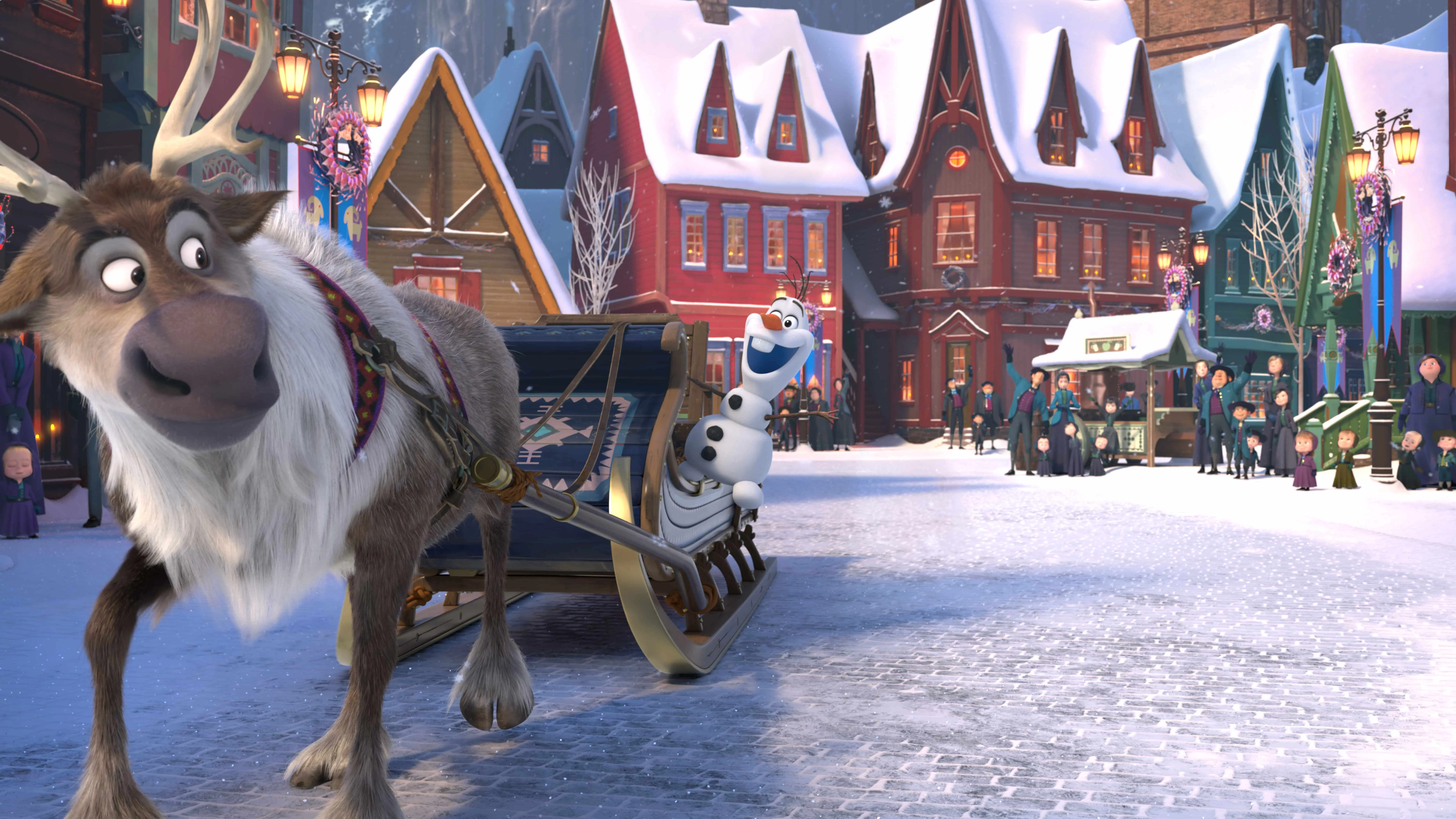 Film animasi pendek Olaf Frozen Adventure. (Disney)
