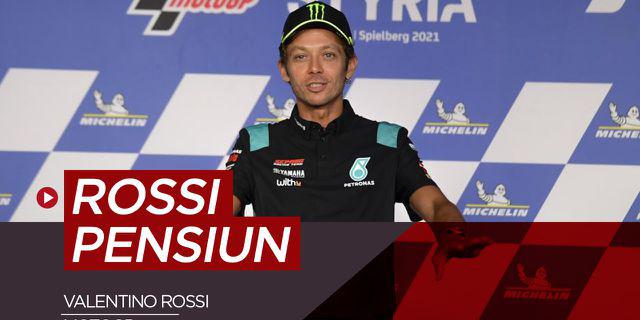 VIDEO: Valentino Rossi Umumkan Pensiun dari MotoGP pada Akhir Musim