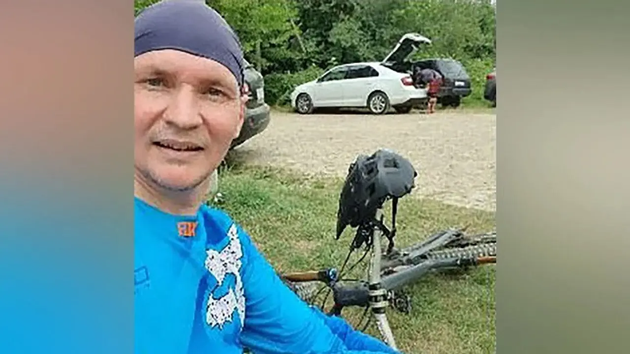 Mantan komandan kapal selam Rusia Stanislav Rzhitsky ditembak mati saat sedang jogging di Kota Krasnodar pada Senin (10/7/2023).  (Dok. Strava via CNN)